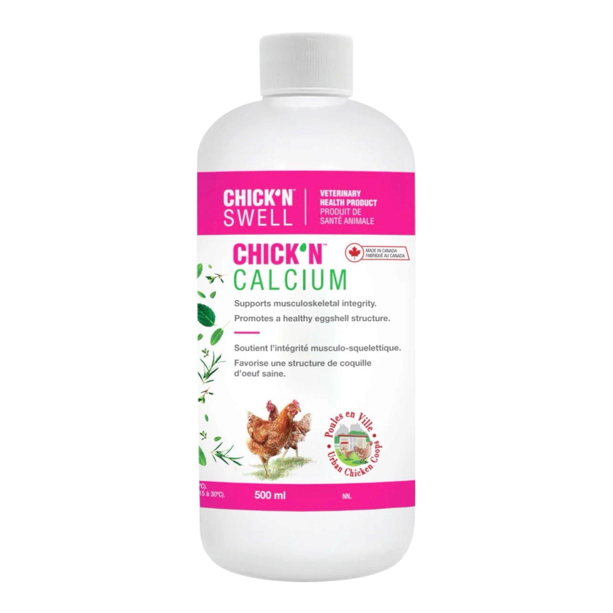 Chick'N Calcium - supplément pour poules - plumes champêtres