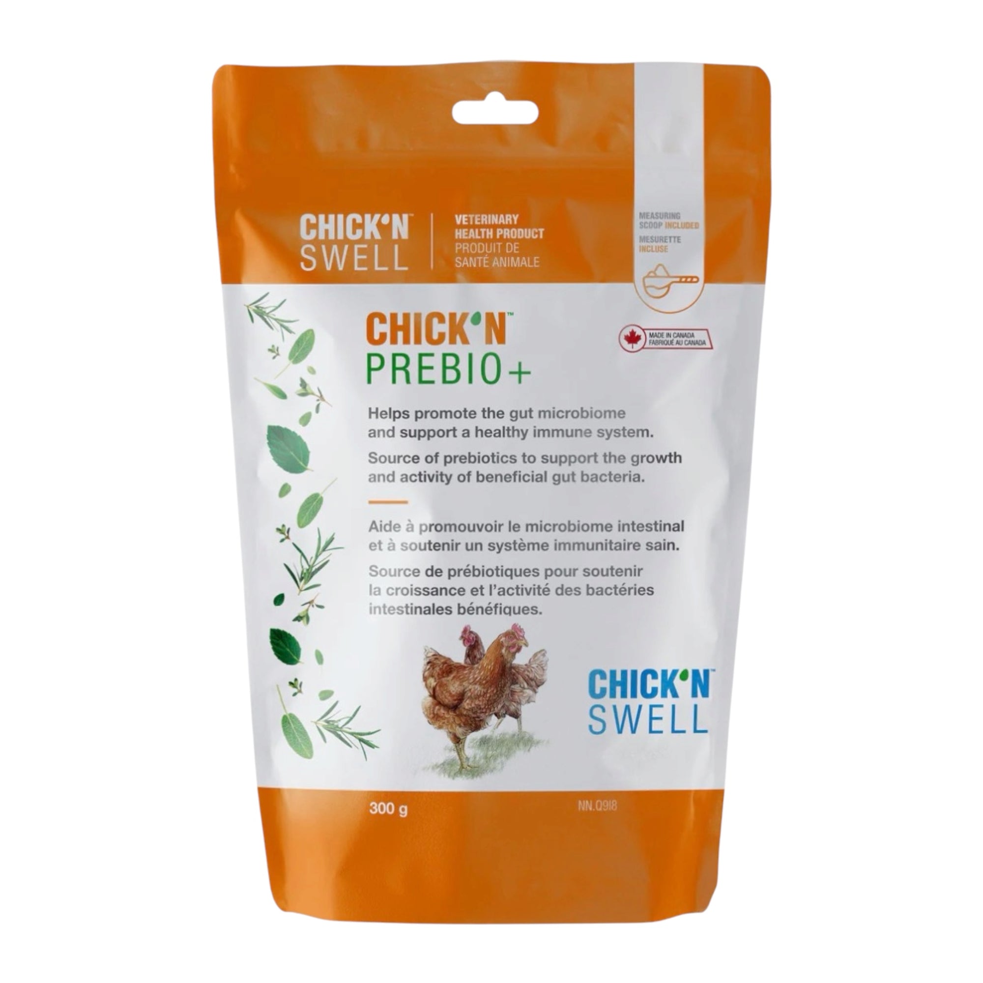 Chick'N Prebio+ - Prébiotiques pour poules - Chick'N Swell - Plumes Champêtres