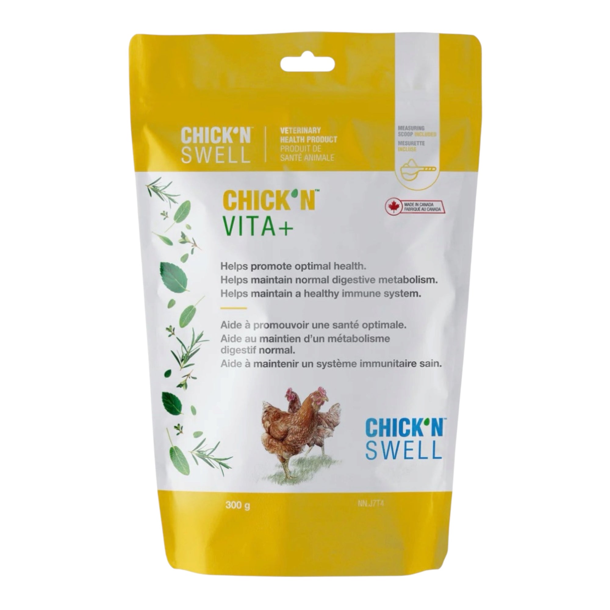 Chick'N Vita+ - suppléments de vitamines pour poules - sac 300 g - Plumes Champêtres