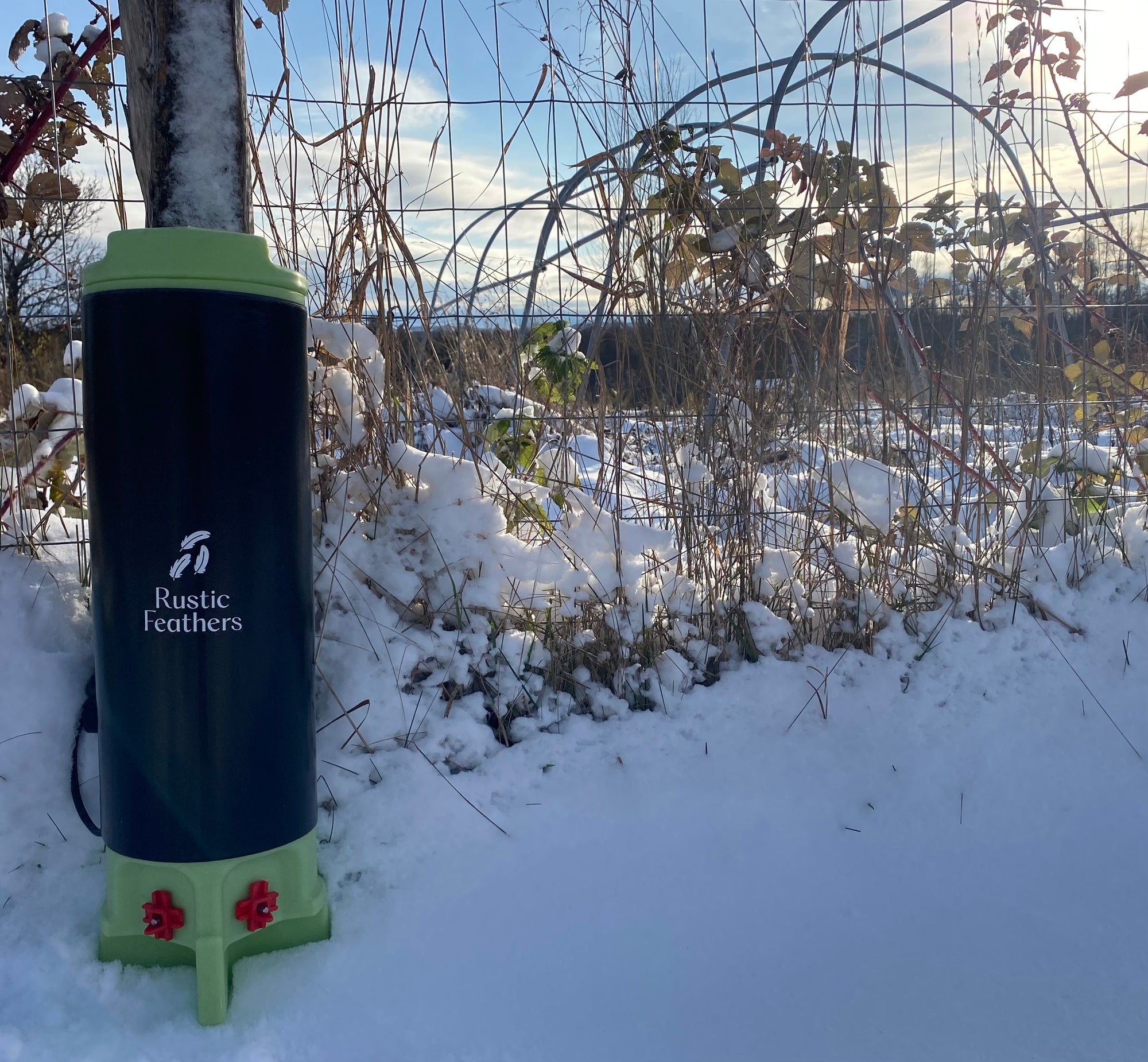 Abreuvoir chauffant Plumes champêtres