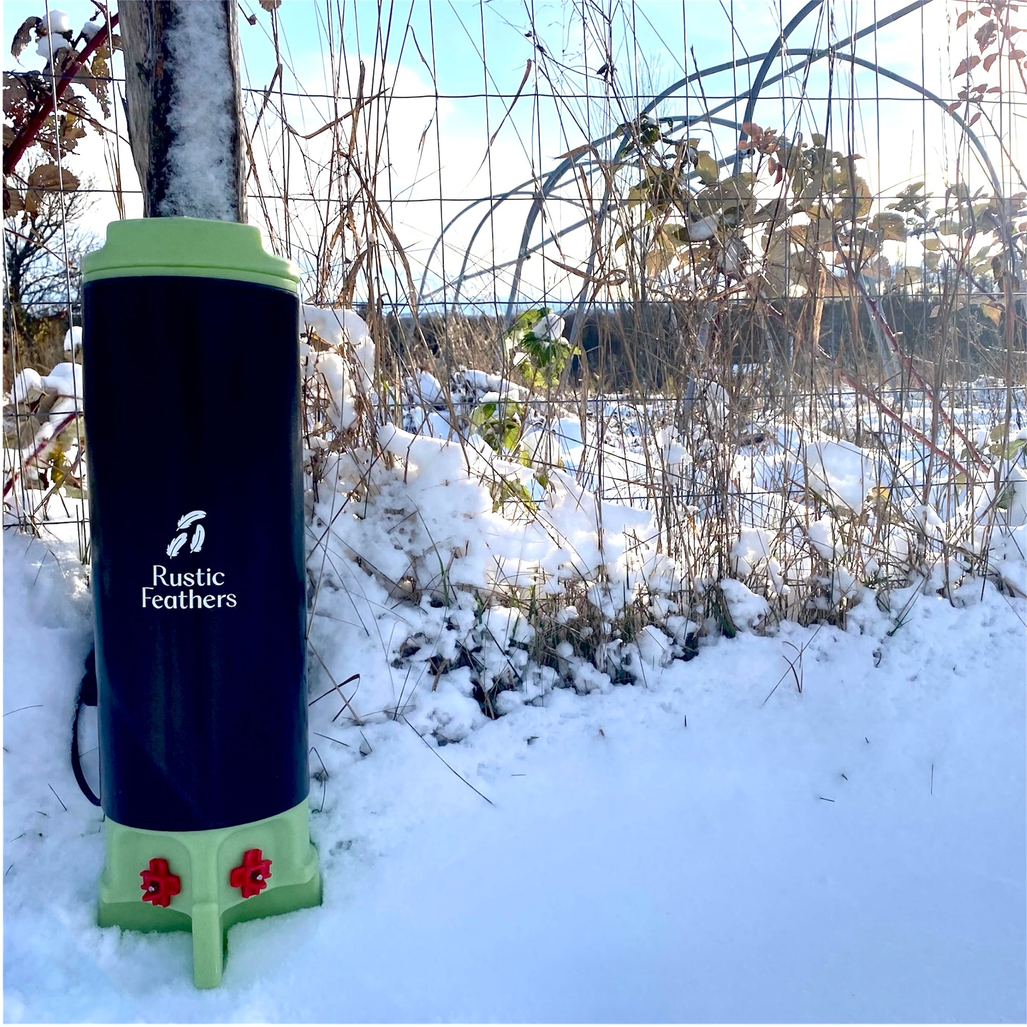 Abreuvoir chauffant Plumes champêtres