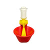 buvette abreuvoir a poule drinker chicken waterer rustic feathers